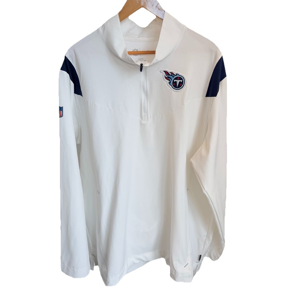 Tennessee Titans Nike On Field Lightweight Hoodie Men XXL Tall White Team Issued